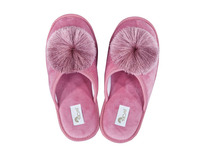 Тапочки с помпоном женские закрытые Riana / Arya Тапочки с помпоном женские закрытые Riana / Arya