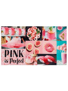 Полотенце 4136487 Pink саржа 40*73 / Этель