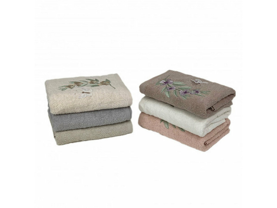 Полотенце H 7001 Elit Kelebek махровое 70*140 / Karven