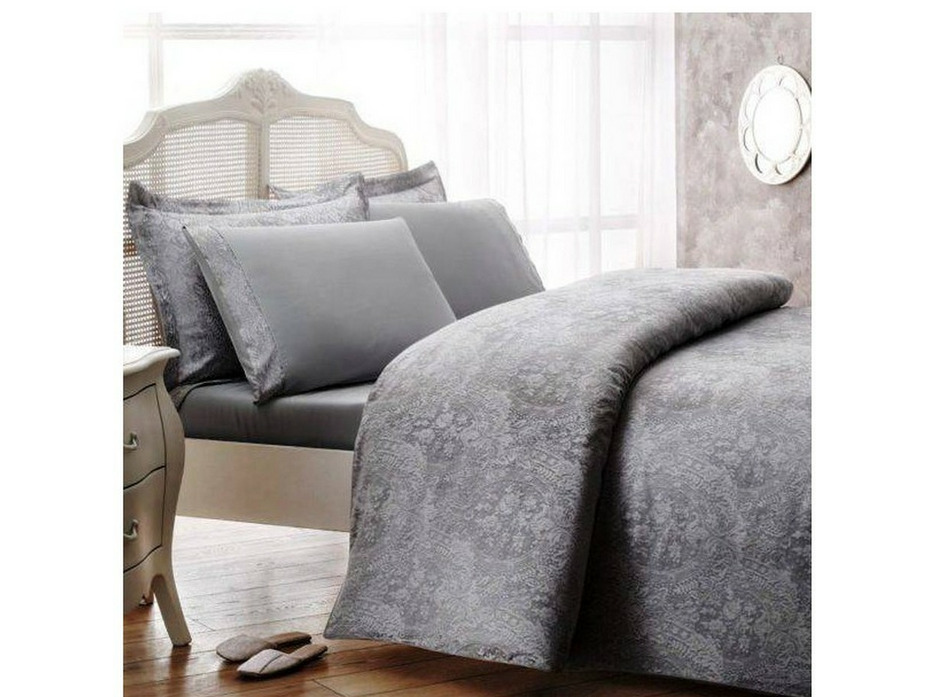 Постельное белье Crocodile jakarli Евро сп / Tivolyo home