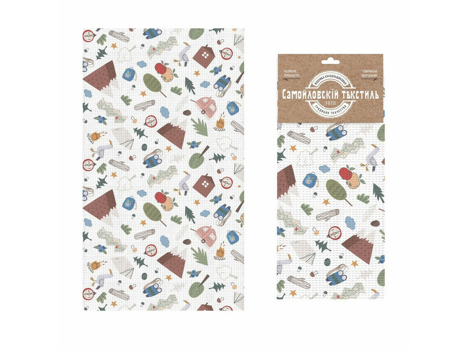 Набор полотенец 786322 Отдых вафельные (40*70, 2 шт) / Нордтекс