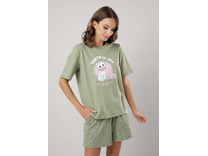 Пижама женская, футболка и шорты LP25-1153 / Clever Пижама женская, футболка и шорты LP25-1153 / Clever
