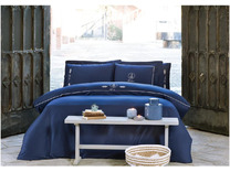 Постельное белье Ancora сатин делюкс nakisli Евро сп / Тivolyo Home