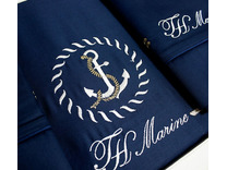 Постельное белье Ancora сатин делюкс nakisli Евро сп / Тivolyo Home