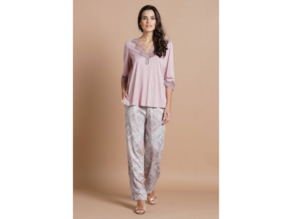 Пижама женская, лонгслив и брюки 51723 / Laete