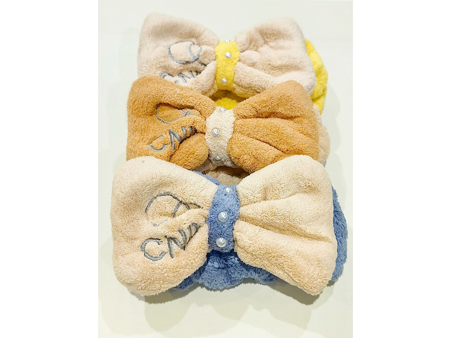 Повязка на голову4541425 Бусинки микрофибра / 7-я