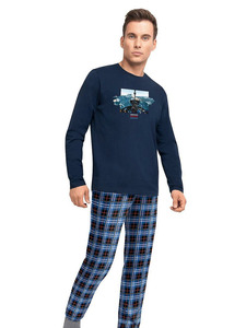 Пижама мужская, лонгслив и брюки MHP520113/3 / Clever