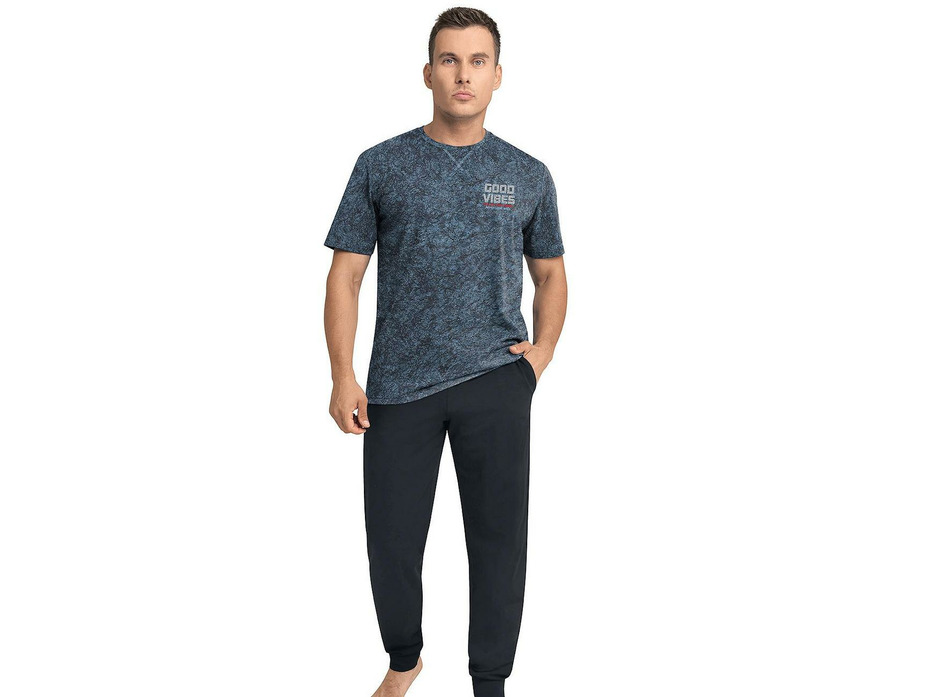 Пижама мужская, футболка и брюки MHP540111/2 / Clever