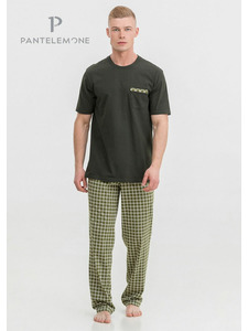 Пижама мужская, футболка и брюки PDKB-252 / Pantelemone