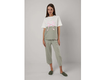 Пижама женская, футолка и капри LP25-1153/ 1 / Clever