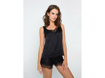 Пижама женская, топ и шорты TBP1229 / Indefini Пижама женская, топ и шорты TBP1229 / Indefini