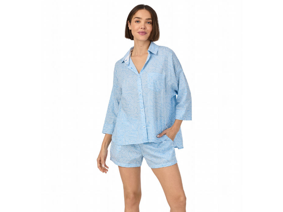 Пижама женская, рубашка и шорты YI50046 A new era / DKNY