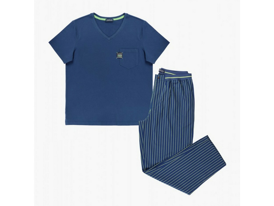 Пижама мужская, футболка и брюки PBC1026 / Indefini