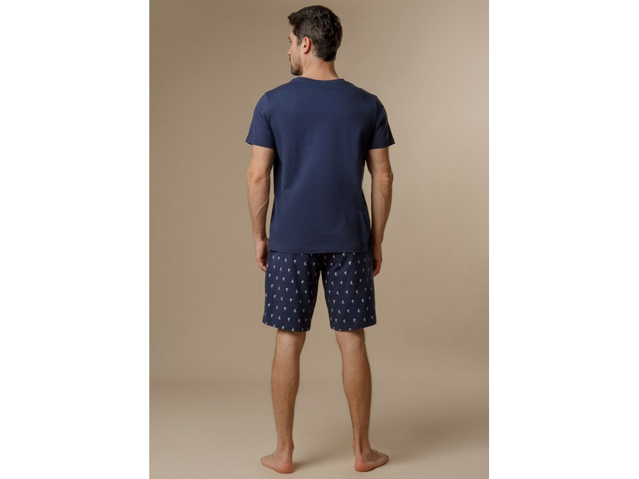 Пижама мужская, футболка и шорты PBZ3039 / Indefini