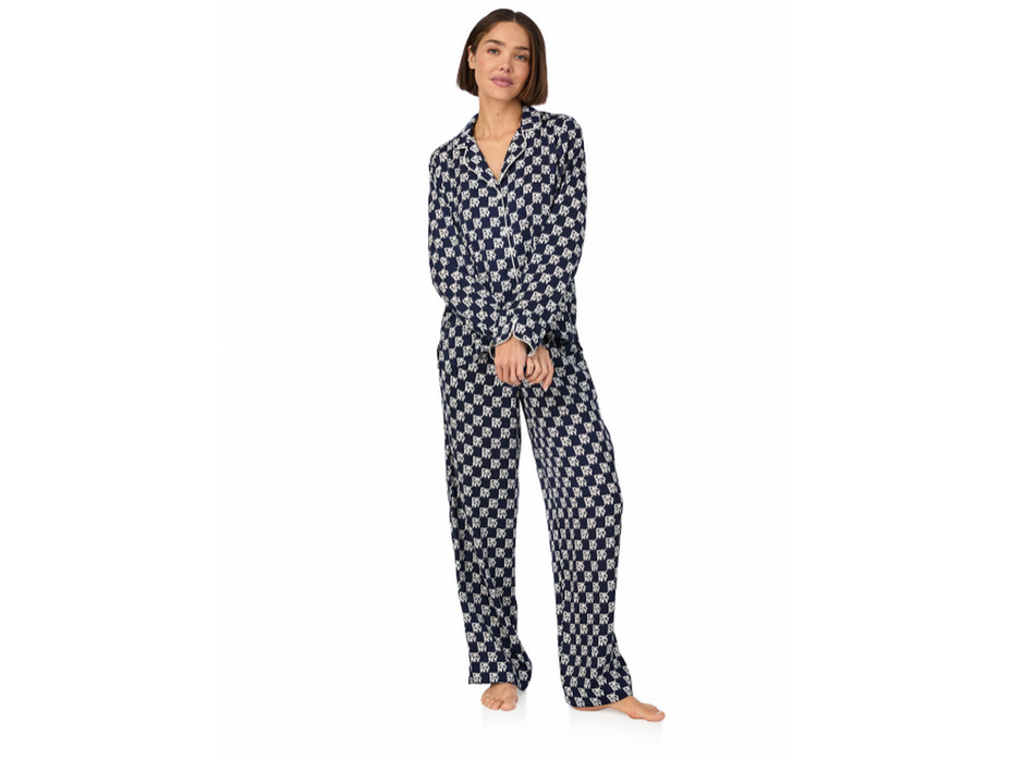 Пижама женская, рубашка и брюки YI90045 Classic cool Шахматы / DKNY