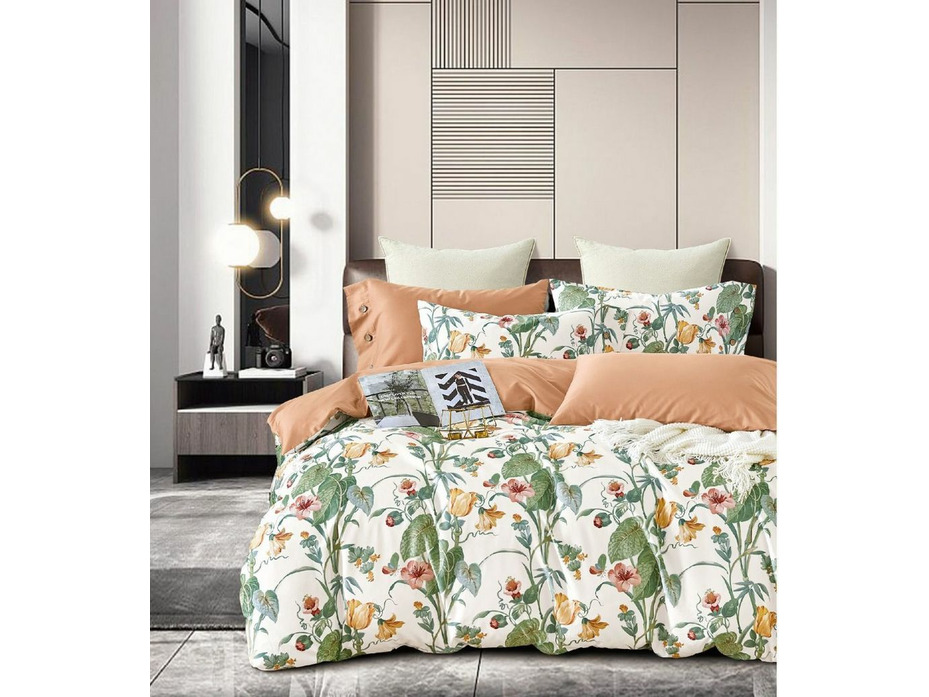 Постельное белье 2009-6 сатин премиум Евро сп / Asabella