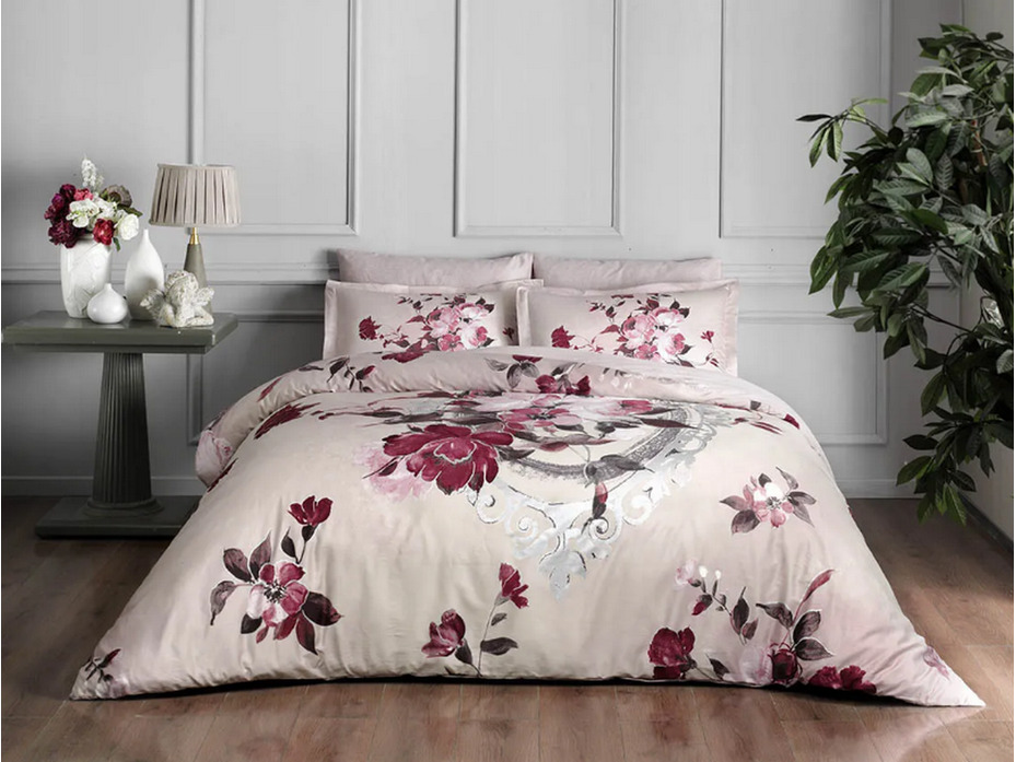 Постельное белье Vella сатин делюкс Евро сп / Tac