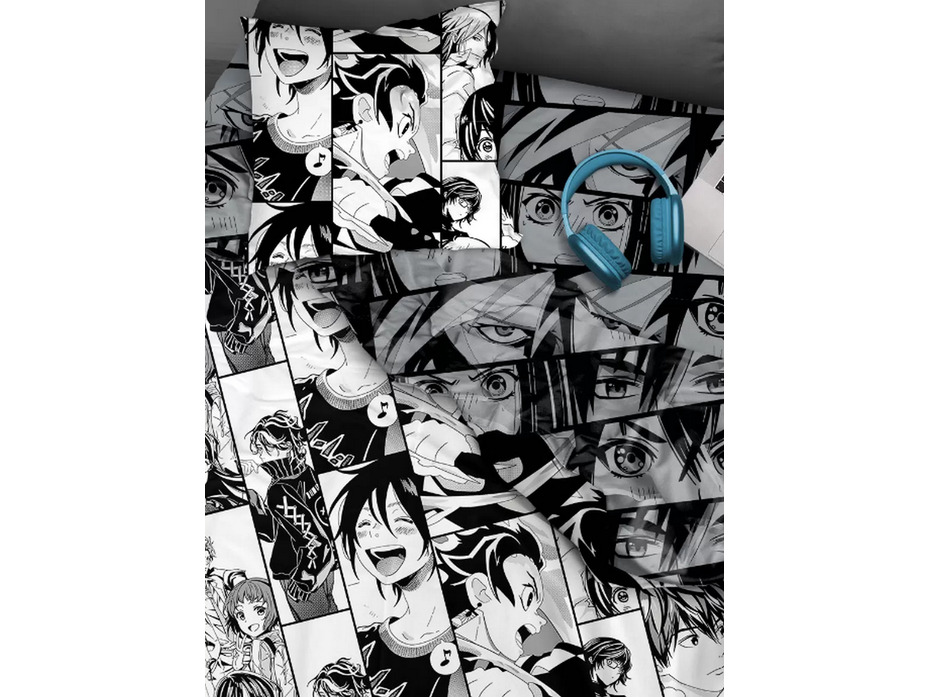 Постельное белье 102558 (24) Аниме поплин 1,5 сп / Василиса