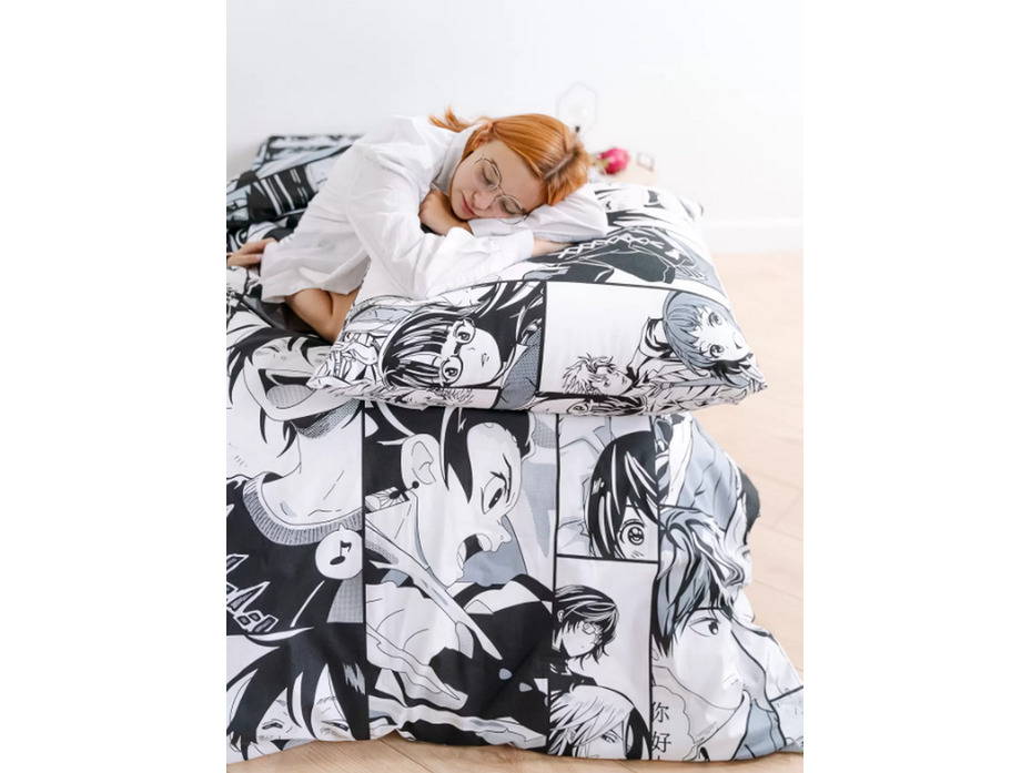 Постельное белье 102558 (24) Аниме поплин 1,5 сп / Василиса