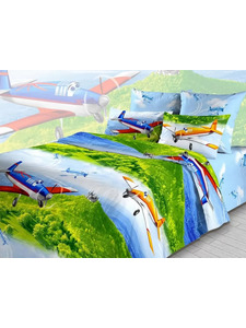 Постельное белье 3954 (17) Крутые Виражи бязь 1,5 сп / Василиса