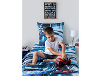 Постельное белье 4345(17) Русские гонки бязь 1,5 сп / Василиса