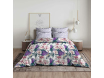 Постельное белье 9563 (20) Океан цветов бязь Евро сп / Василиса