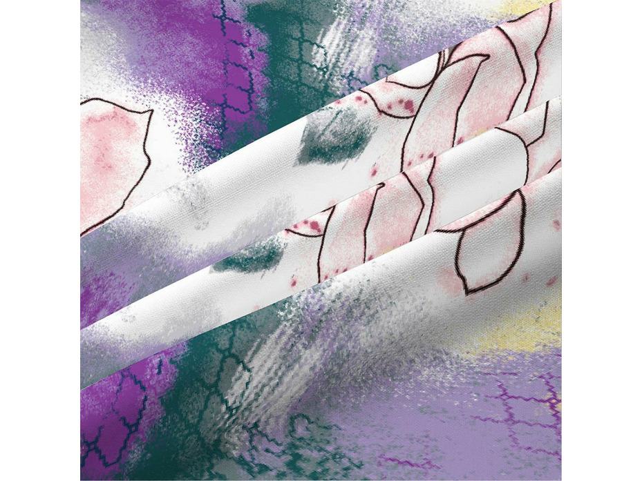 Постельное белье 9563 (20) Океан цветов бязь Евро сп / Василиса