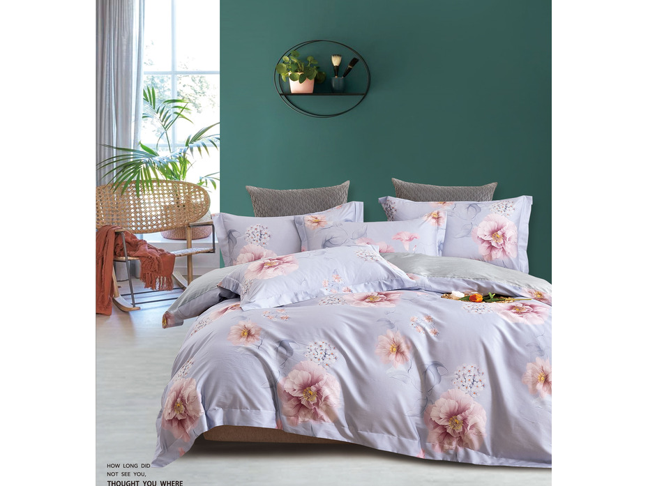 Постельное белье с простыней на резинке 180/ 77-S60-0303 сатин делюкс Евро сп / Спать Пора Постельное белье с простыней на резинке 180/ 77-S60-0303 сатин делюкс Евро сп / Спать Пора