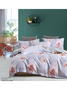 Постельное белье с простыней на резинке 180/ 77-S60-0303 сатин делюкс Евро сп / Спать Пора