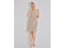 Набор для сауны женский Elena (килт, чалма) махровый / Karna Home Textile