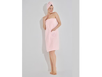 Набор для сауны женский Elena (килт, чалма) махровый / Karna Home Textile