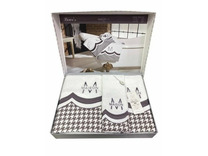 Набор полотенец Lowes махровые (30*50, 50*100, 85*150) / Maison Dor