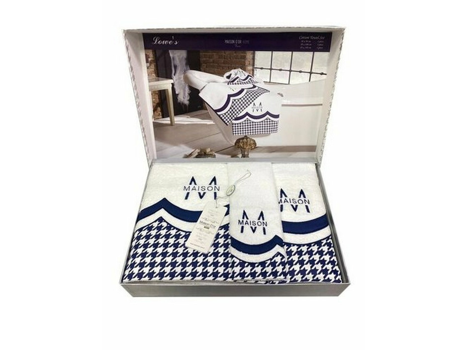 Набор полотенец Lowes махровые (30*50, 50*100, 85*150) / Maison Dor