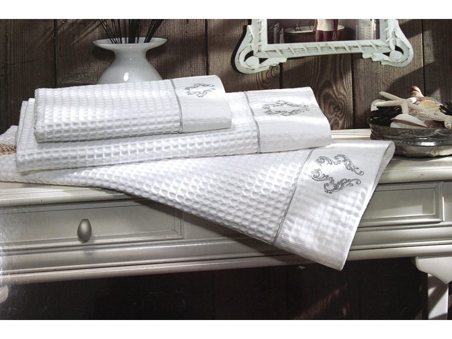 Набор полотенец Brise Apone вафельные в подарочной упаковке (40*60.50*90,85*150) / Maison Dor