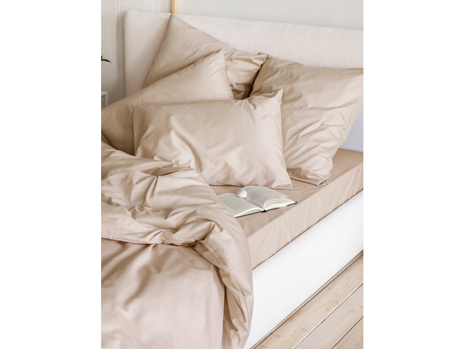 Наволочка KL-5 (403) жемчужный сатин однотонный 70*70 / Tia