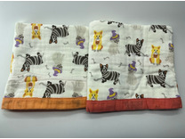 Плед 8512329 Детский с цветным кантом хлопковый 105*105 / 7-я