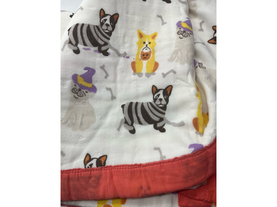 Плед 8512329 Детский с цветным кантом хлопковый 105*105 / 7-я