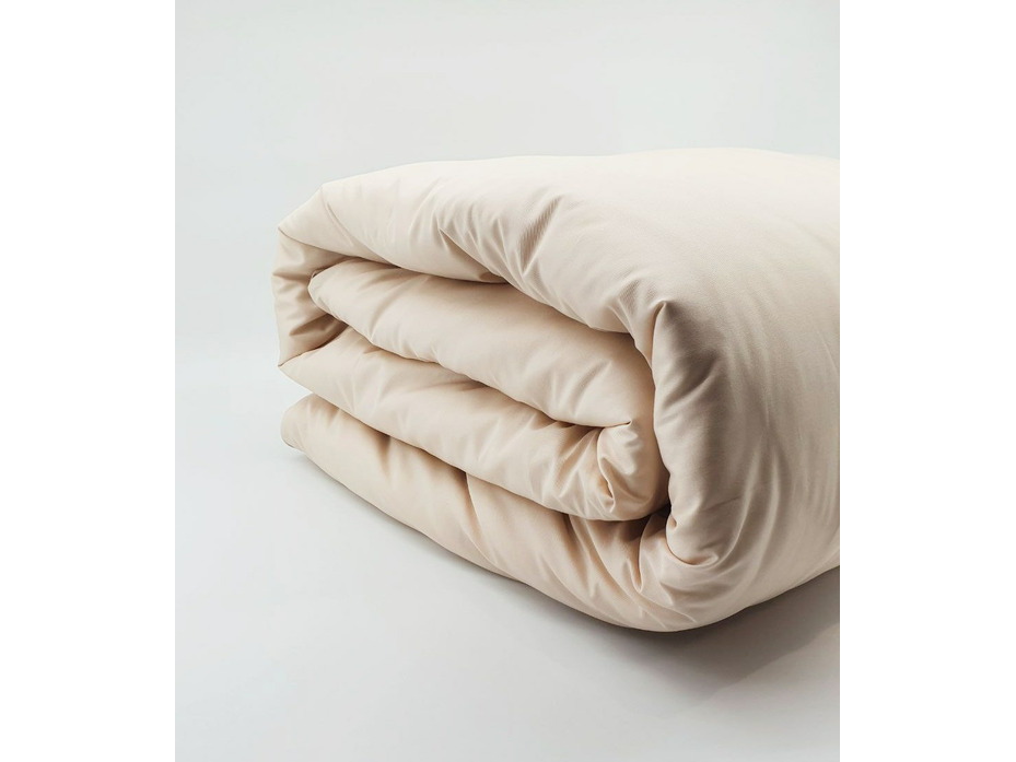 Пододеяльник 213KL-13(1405) ванильный сатин однотонный 200*220 / Tia Пододеяльник 213KL-13(1405) ванильный сатин однотонный 200*220 / Tia