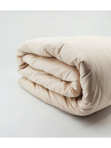 Пододеяльник 213KL-13(1405) ванильный сатин однотонный 200*220 / Tia Пододеяльник 213KL-13(1405) ванильный сатин однотонный 200*220 / Tia