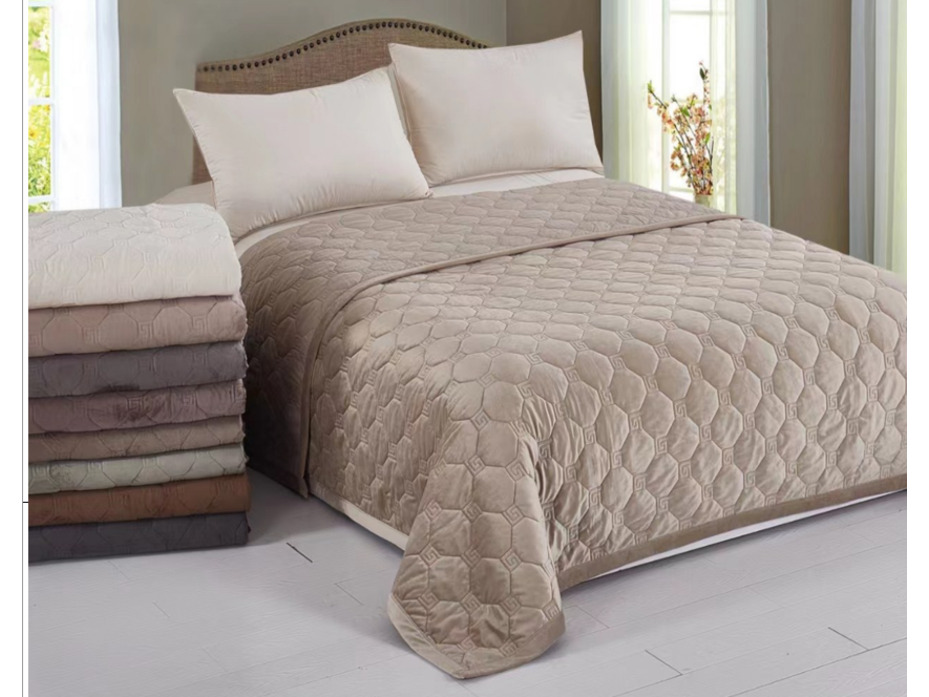 Покрывало 8083364 Греческие соты велюровое 150*210 / 7-я Покрывало 8083364 Греческие соты велюровое 150*210 / 7-я