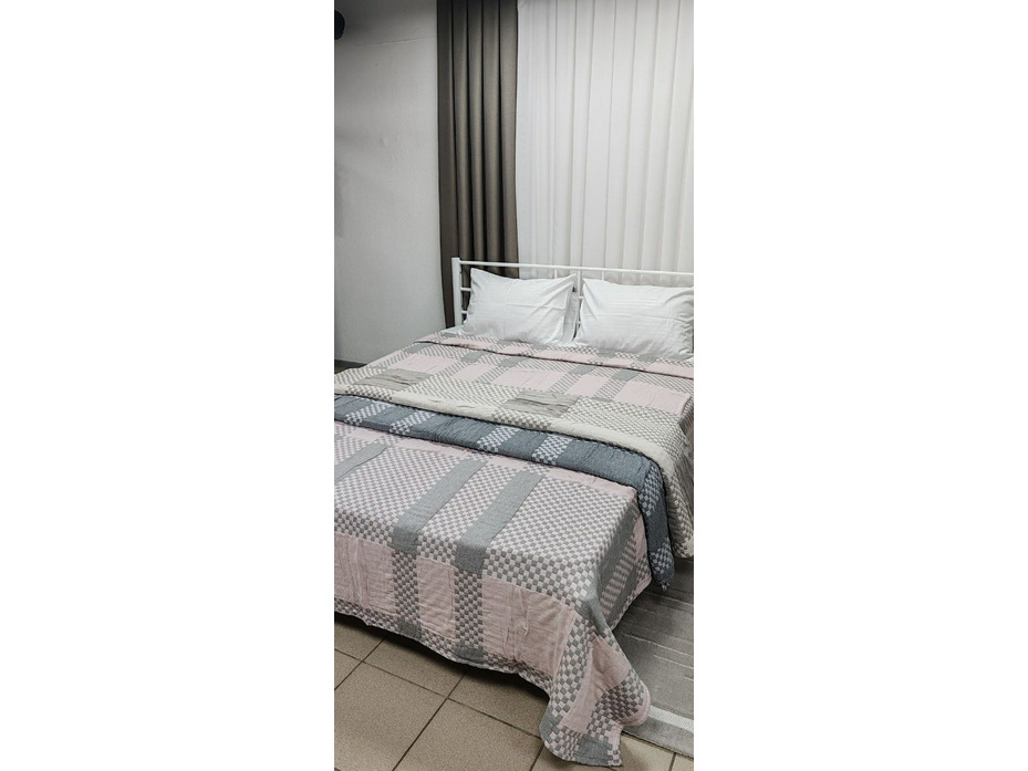 Покрывало 4610251 Шашки хлопковое 200*230 / 7-я