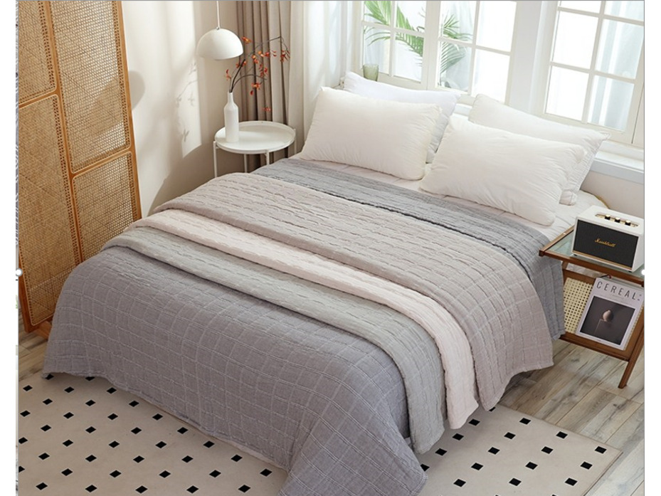 Покрывало 4610320 Квадраты хлопковое 200*230 / 7-я Покрывало 4610320 Квадраты хлопковое 200*230 / 7-я