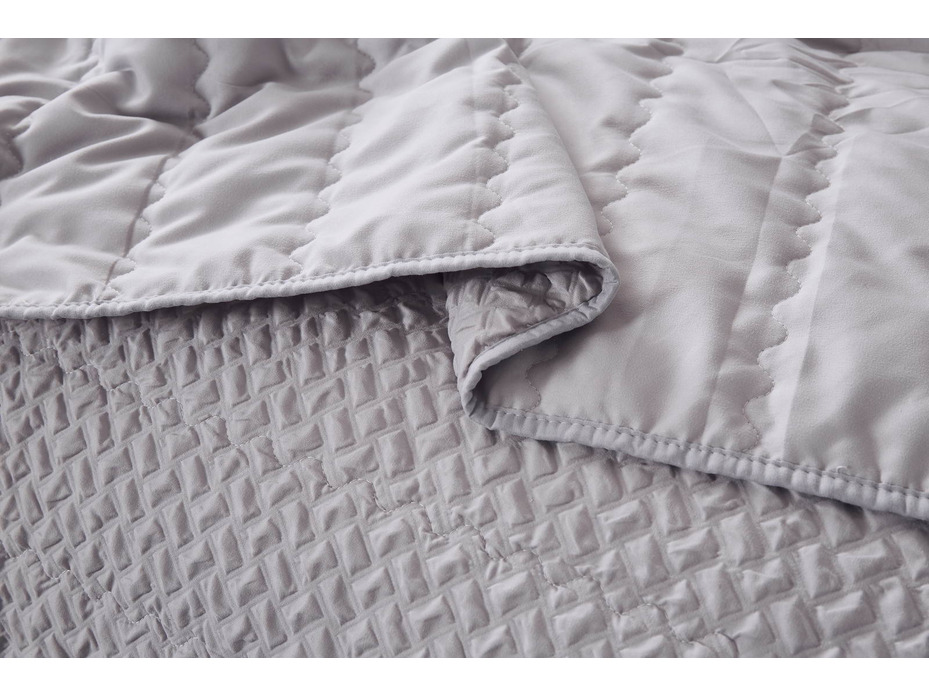 Покрывало с наволочкой Ирма хлопковое 160*220, 50*70 (1 шт) / Sofi de Marko