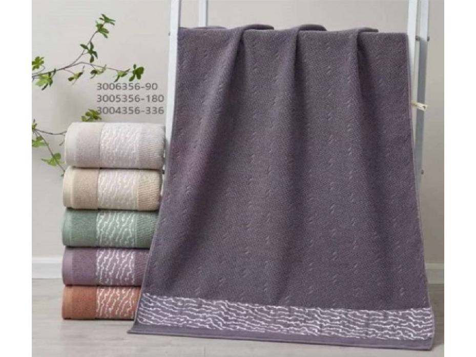 Полотенце 3004356 Штрихи махровое 34*75 / 7-я