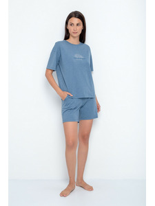 Пижама женская, футболка и шорты E 30051 + E 40026 / Very Neat
