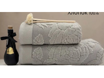 Полотенце Rose махровое 50*90 / Ikra Life