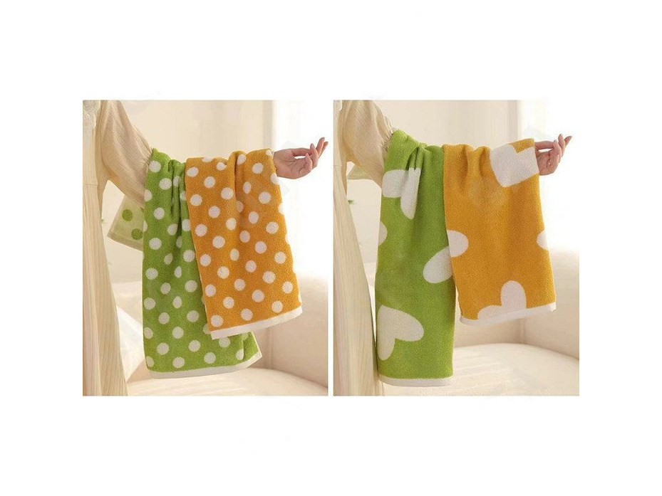 Полотенце 1504350 Горох и сердце махровое 35*75 / 7-я Полотенце 1504350 Горох и сердце махровое 35*75 / 7-я