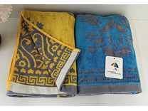 Полотенце 1906106 Цветы велюрово-махровое 70*140 / 7-я Полотенце 1906106 Цветы велюрово-махровое 70*140 / 7-я