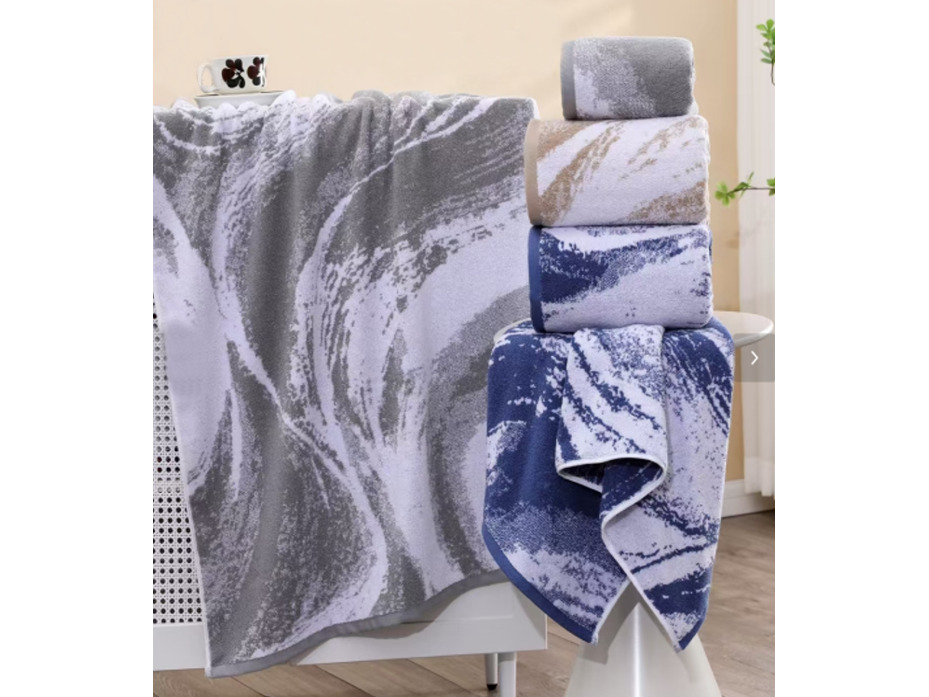 Полотенце 2206600 Мрамор махровое 70*140 / 7-я
