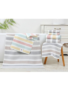Полотенце 5106199 Полоски вафельное 70*140 / 7-я